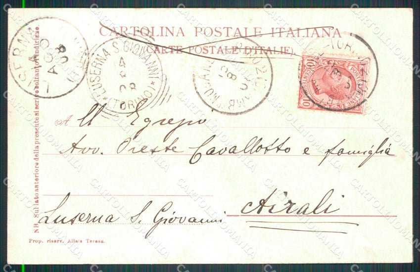 Torino Avigliana Trattoria Lago Grande cartolina MT4336 – retro
