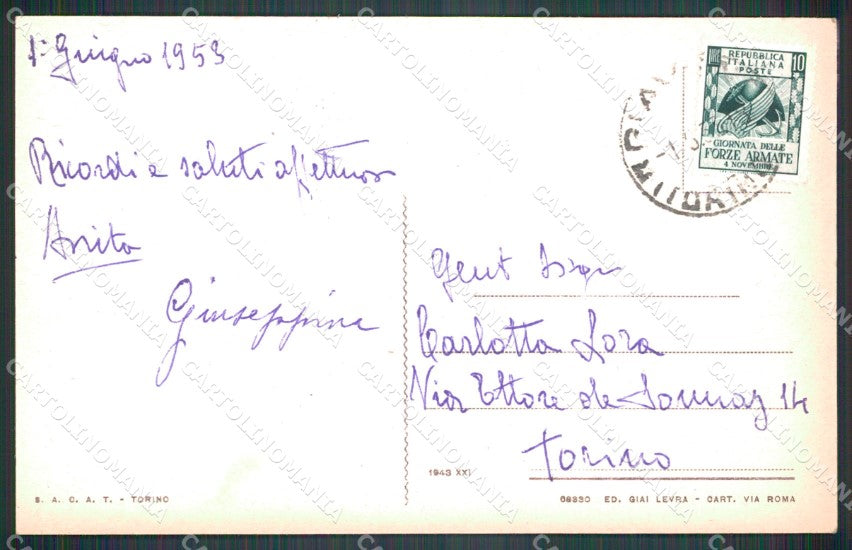 Torino Giaveno Panorama cartolina MT4357 – retro