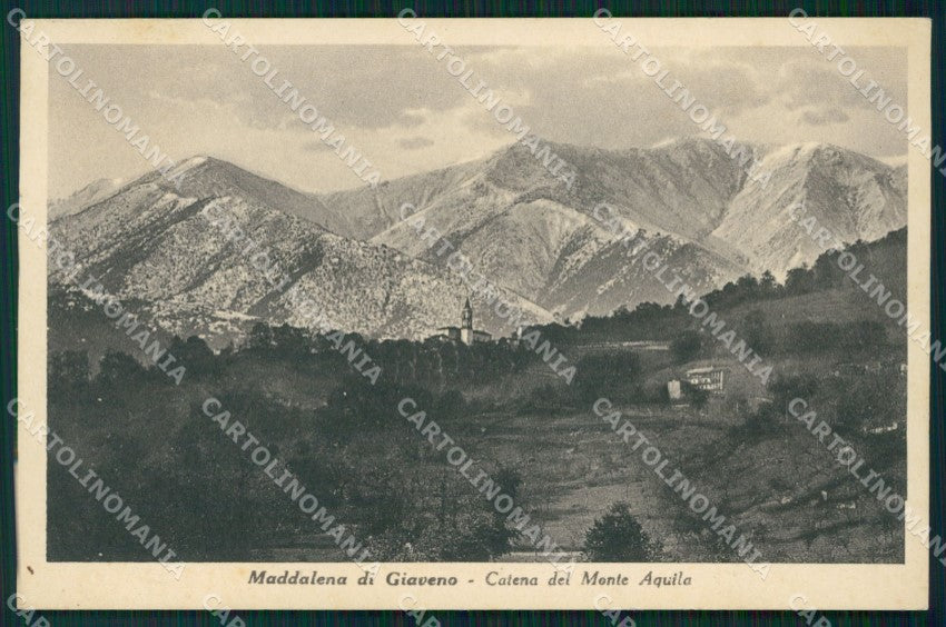 Torino Giaveno Maddalena di Monte Aquila cartolina MT4372 – fronte