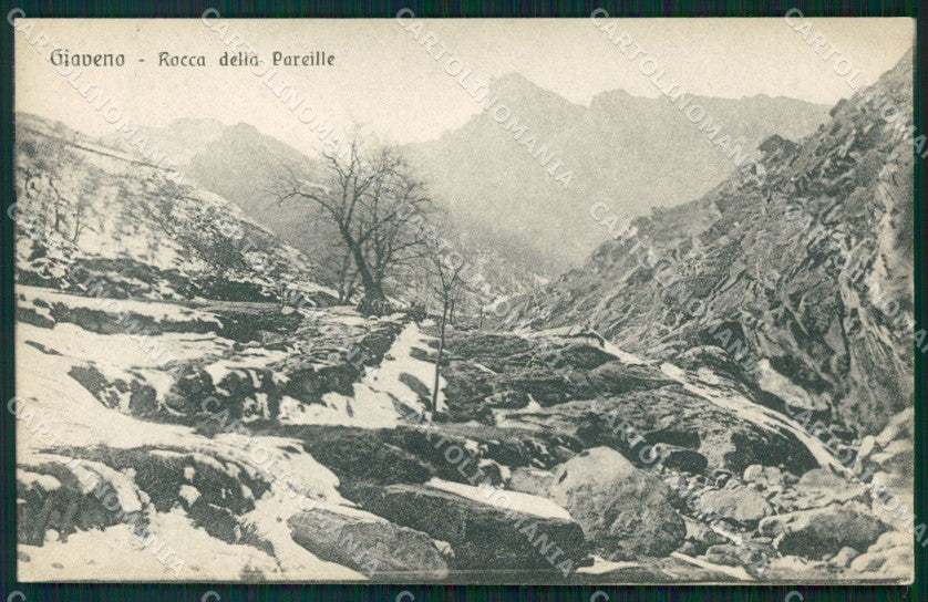 Torino Giaveno Rocca della Pareille cartolina MT4382 – fronte