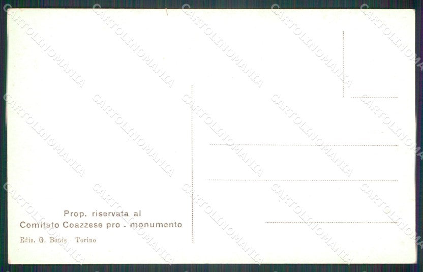 Torino Coazze Monumento ai Caduti Alpini cartolina MT4386 – retro