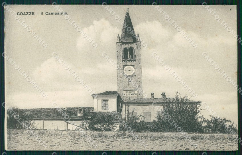 Torino Coazze Campanile cartolina MT4387 – fronte