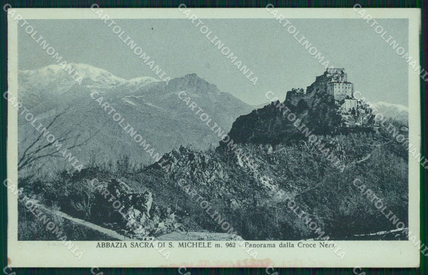 Torino Sant'Ambrogio Sacra di San Michele cartolina MT4389 – fronte
