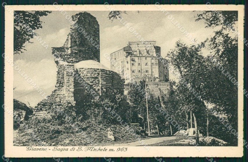 Torino Sant'Ambrogio Sacra di San Michele cartolina MT4391 – fronte