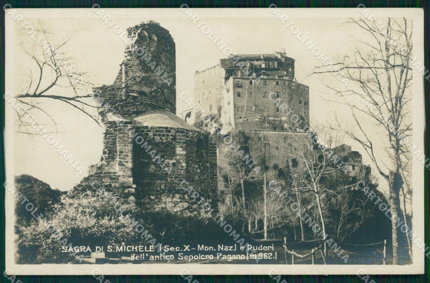 Torino Sant'Ambrogio Sacra di San Michele Foto cartolina MT4392 – fronte