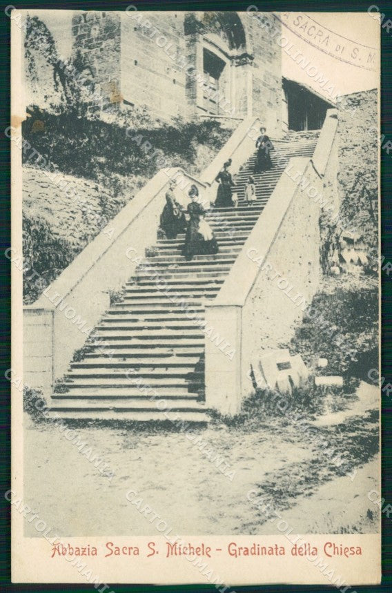 Torino Sant'Ambrogio Sacra di San Michele cartolina MT4396 – fronte