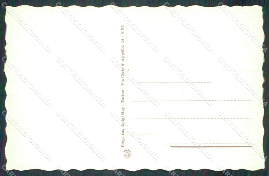 Torino Valgioie ABRASA cartolina MT4397 – retro