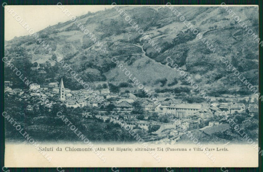 Torino Chiomonte Genta SCOLLATA cartolina MT4400 – fronte