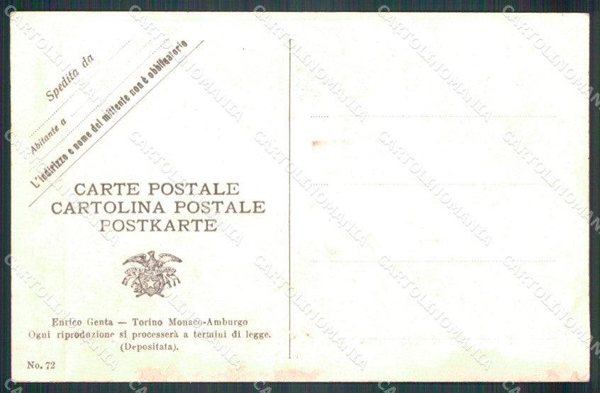 Torino Chiomonte Genta SCOLLATA cartolina MT4400 – retro