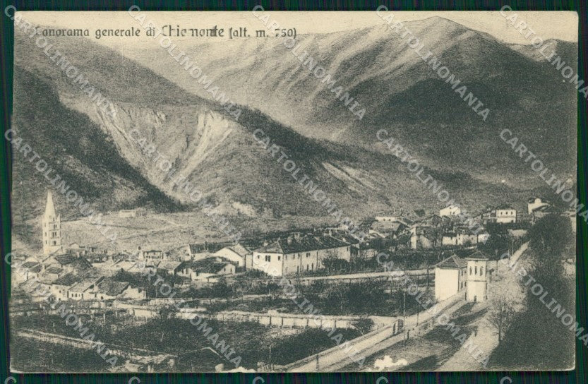 Torino Chiomonte Panorama ABRASA cartolina MT4401 – fronte
