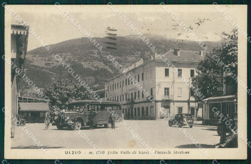Torino Oulx Corriera Piazzale Stazione cartolina MT4418 – fronte
