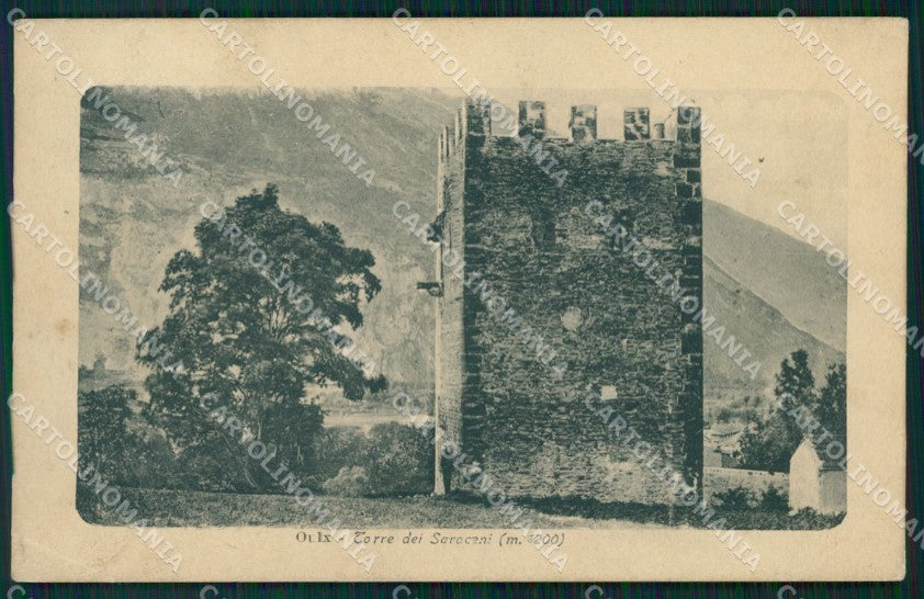 Torino Oulx Torre dei Saraceni PIEGHINA cartolina MT4420 – fronte