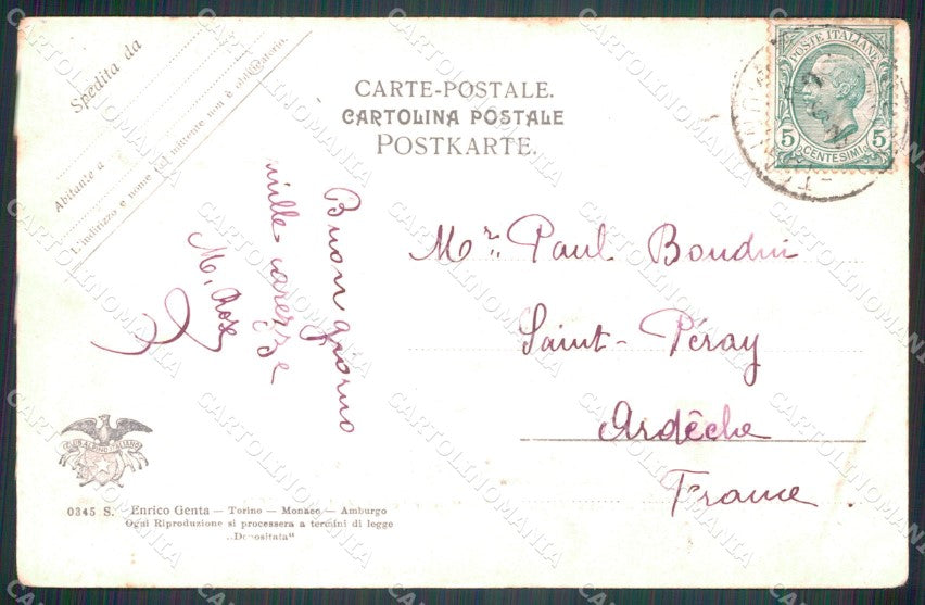 Torino Oulx Borgate San Marco Fonsillard Val Riparia PIEGHINE cartolina MT4424 – retro