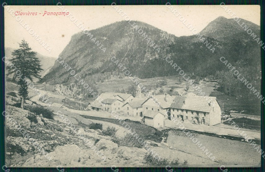 Torino Claviere Clavieres Panorama cartolina MT4435 – fronte