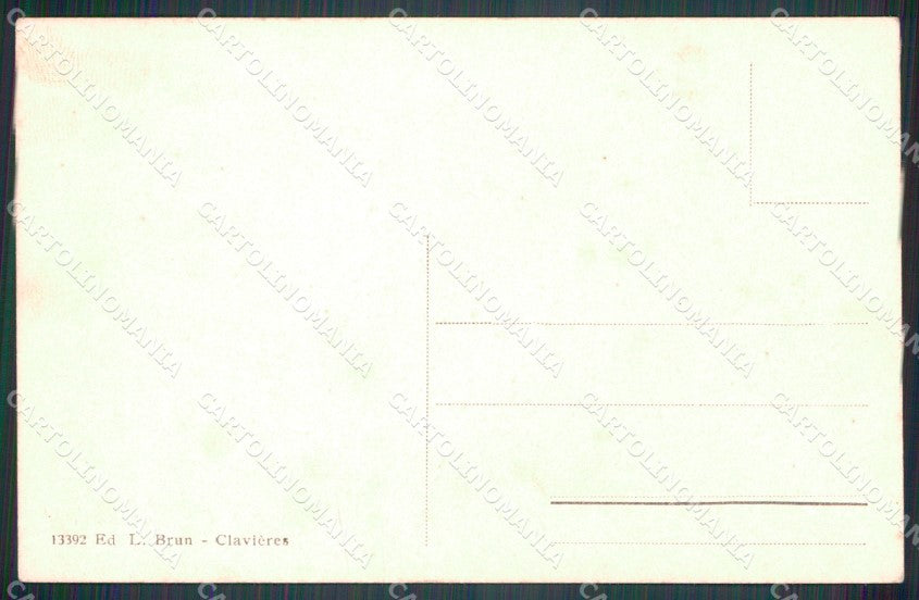 Torino Claviere Clavieres Hotel Alpino Auto cartolina MT4439 – retro