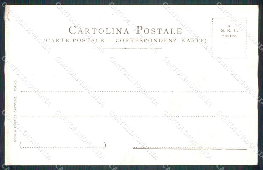 Torino Claviere Clavieres Piazza della Chiesa cartolina MT4441 – retro