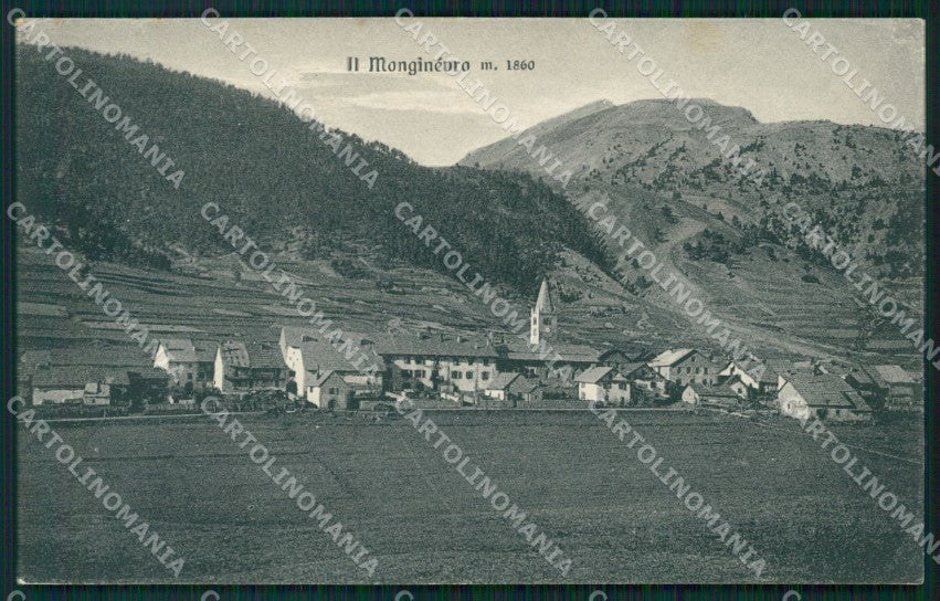Francia Monginevro Montgenèvre Claviere Clavieres cartolina MT4447 – fronte