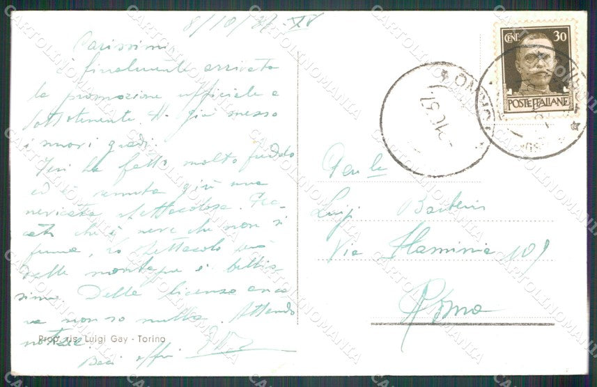 Torino Bardonecchia Borgo Vecchio cartolina MT4454 – retro