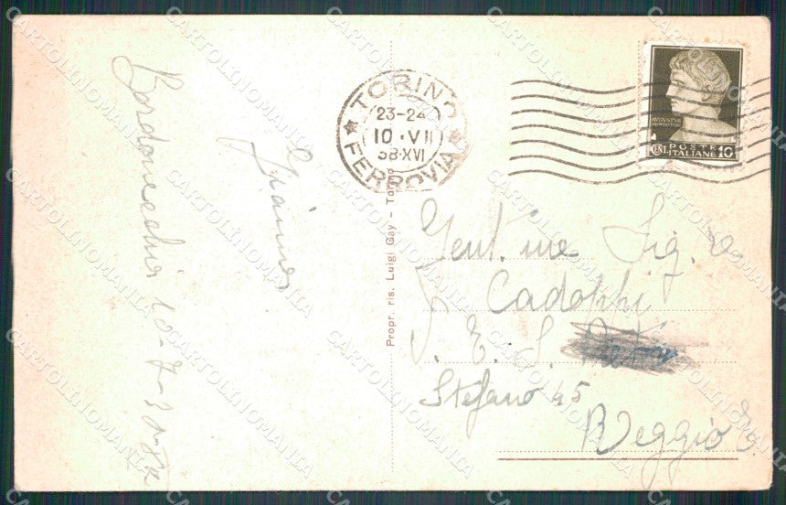 Torino Bardonecchia Lido Littorio cartolina MT4459 – retro