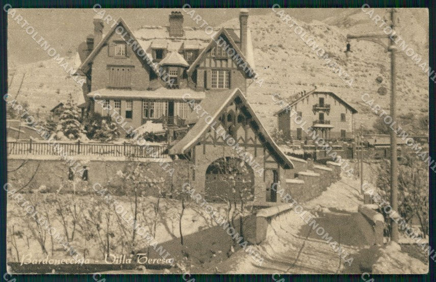 Torino Bardonecchia Villa Teresa Nevicata cartolina MT4462 – fronte
