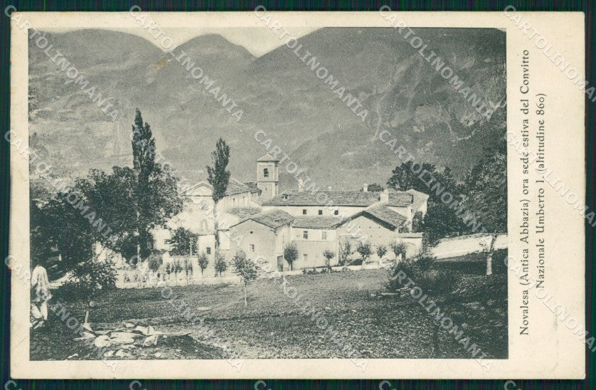 Torino Novalesa Abbazia Genta cartolina MT4475 – fronte