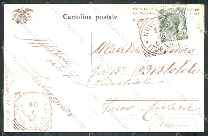 Torino Novalesa Abbazia Genta cartolina MT4475 – retro