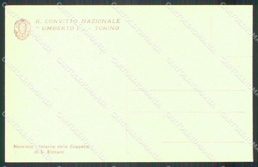 Torino Novalesa Abbazia cartolina MT4479 – retro