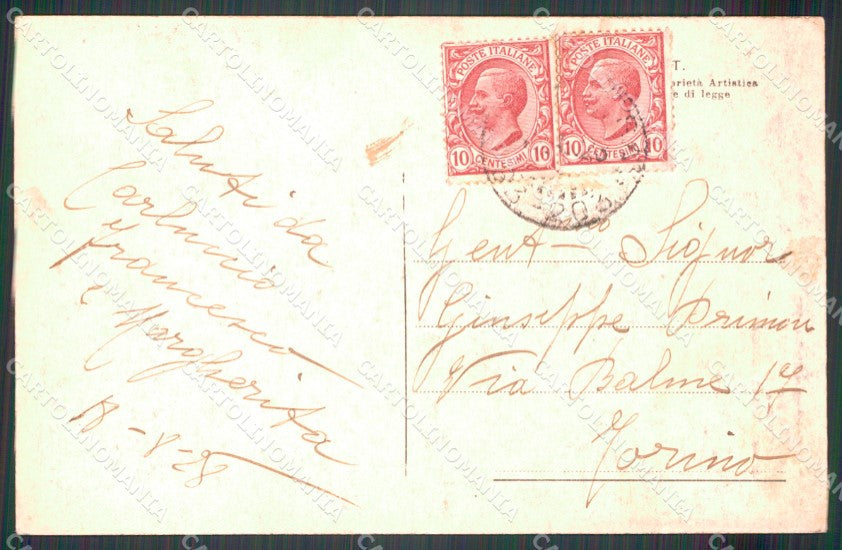 Torino Novalesa Bar Cascata del Cavallo cartolina MT4483 – retro