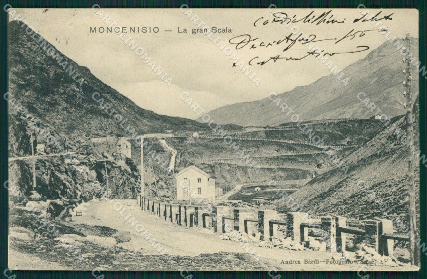 Torino Moncenisio La gran Scala cartolina MT4488 – fronte
