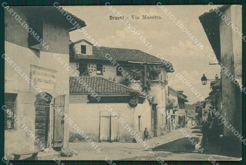 Torino Druento Via Maestra cartolina MT4498 – fronte