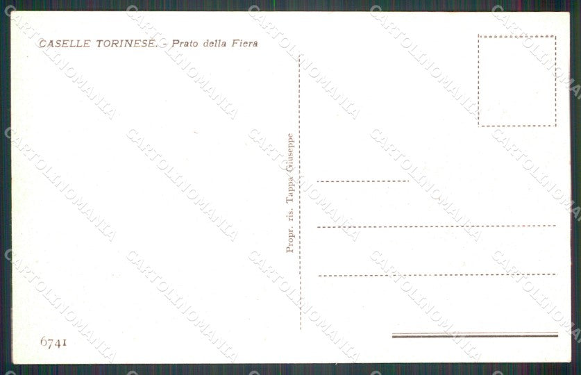 Torino Caselle Torinese Prato della Fiera cartolina MT4501 – retro
