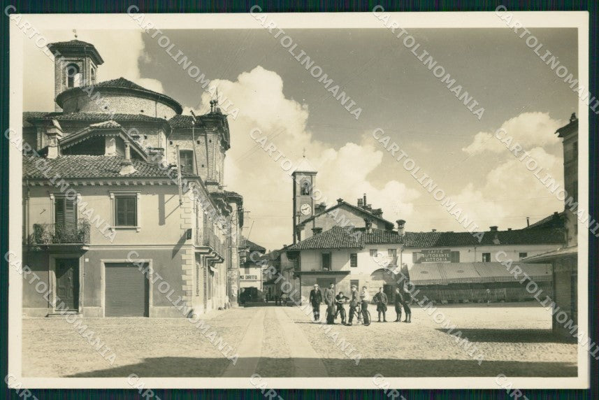 Torino Caselle Torinese Piazza Umberto I Foto cartolina MT4503 – fronte