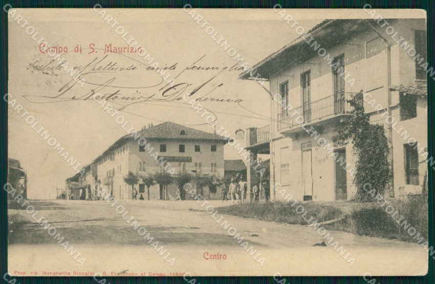Torino San Maurizio Canavese Campo di cartolina MT4509 – fronte