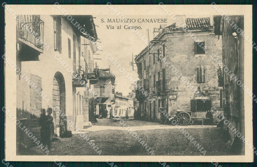 Torino San Maurizio Canavese Via al Campo cartolina MT4512 – fronte