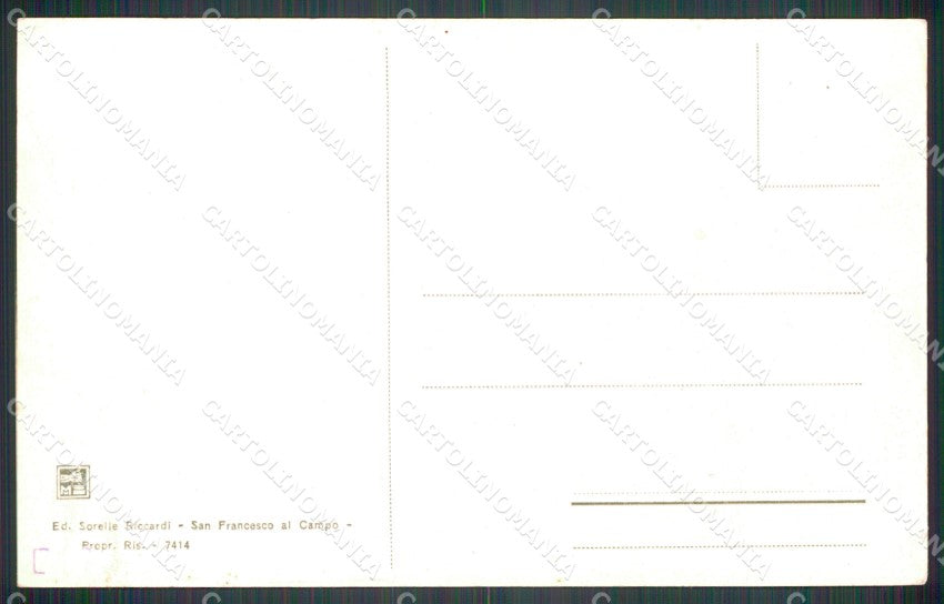 Torino San Maurizio Canavese Campo Militari cartolina MT4513 – retro