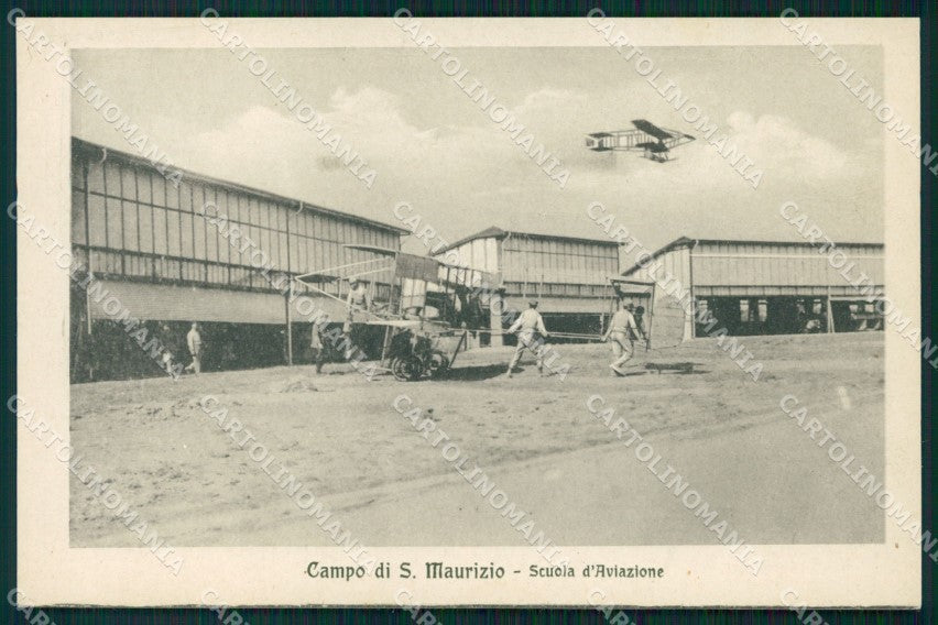 Torino San Maurizio Canavese Campo Scuola Aviazione Militari cartolina MT4517 – fronte