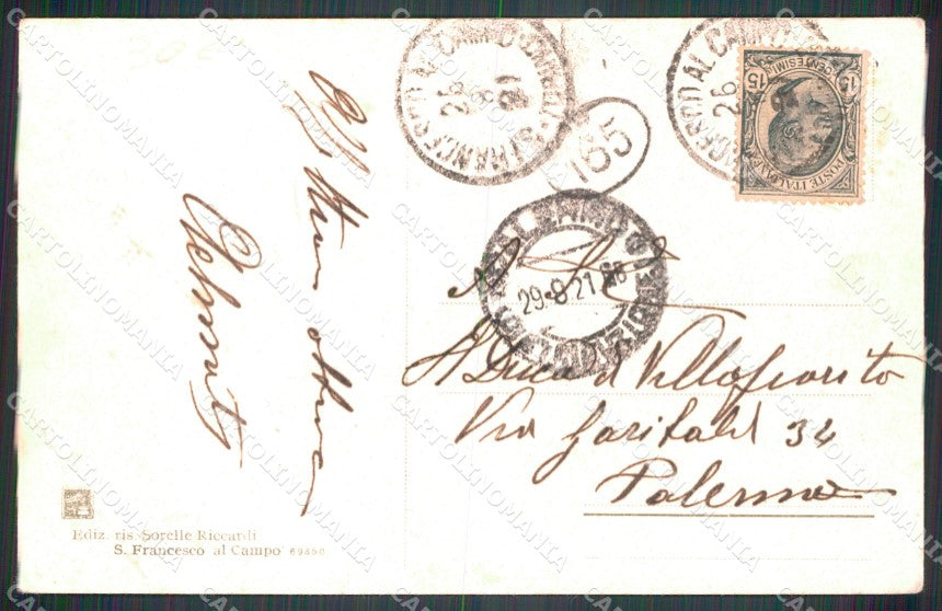 Torino San Francesco al Campo PIEGHE cartolina MT4518 – retro