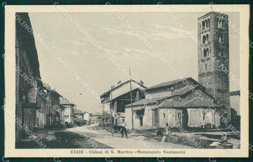 Torino Cirié Chiesa di San Martino cartolina MT4521 – fronte