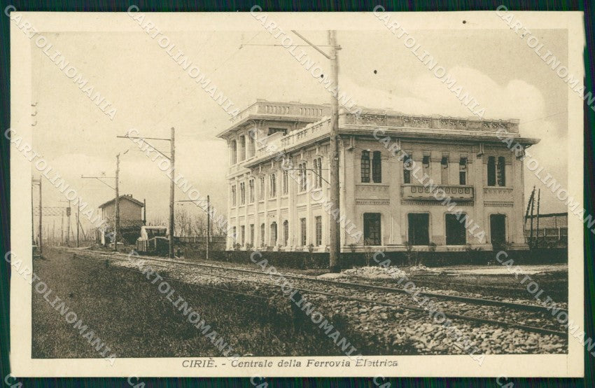 Torino Cirié Centrale della Ferrovia Elettrica cartolina MT4523 – fronte