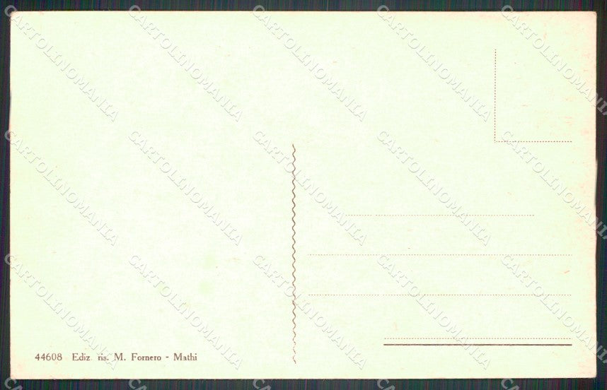 Torino Mathi Canavese Ferrovia cartolina MT4526 – retro