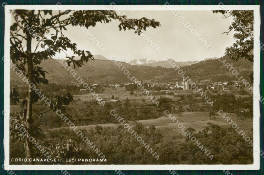Torino Corio Canavese Panorama Foto cartolina MT4527 – fronte