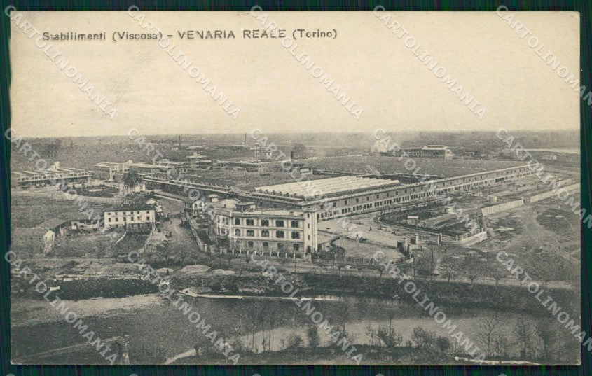 Torino Venaria Reale Stabilimenti Viscosa cartolina MT4534 – fronte
