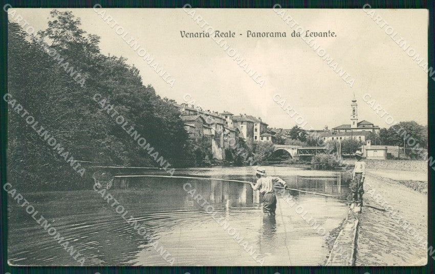 Torino Venaria Reale Panorama da Levante Pescatori cartolina MT4537 – fronte