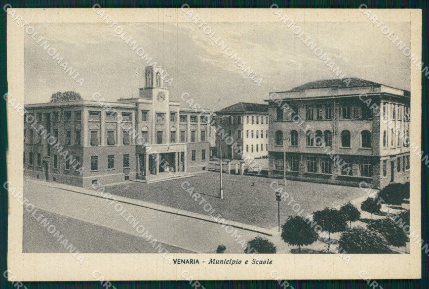 Torino Venaria Reale Municipio Scuole cartolina MT4545 – fronte