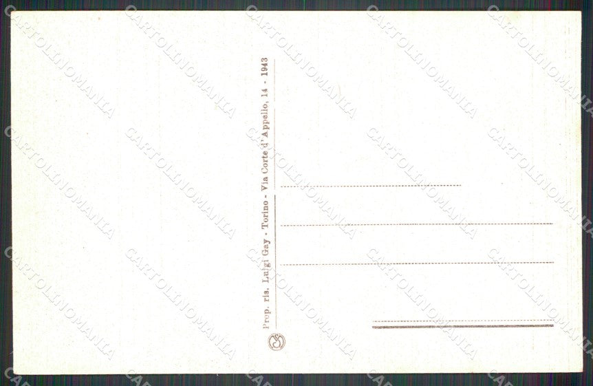 Torino Venaria Reale Scuole Via Carlo Alberto cartolina MT4546 – retro