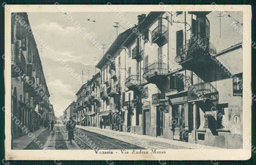 Torino Venaria Reale Via Andrea Mensa cartolina MT4553 – fronte
