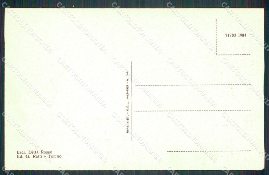 Torino Venaria Reale Via Andrea Mensa cartolina MT4556 – retro