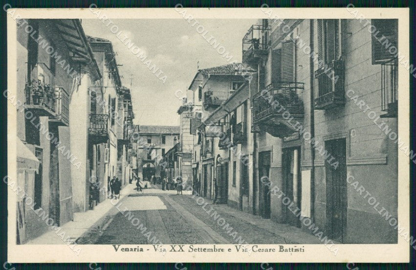 Torino Venaria Reale Via Andrea Mensa cartolina MT4557 – fronte
