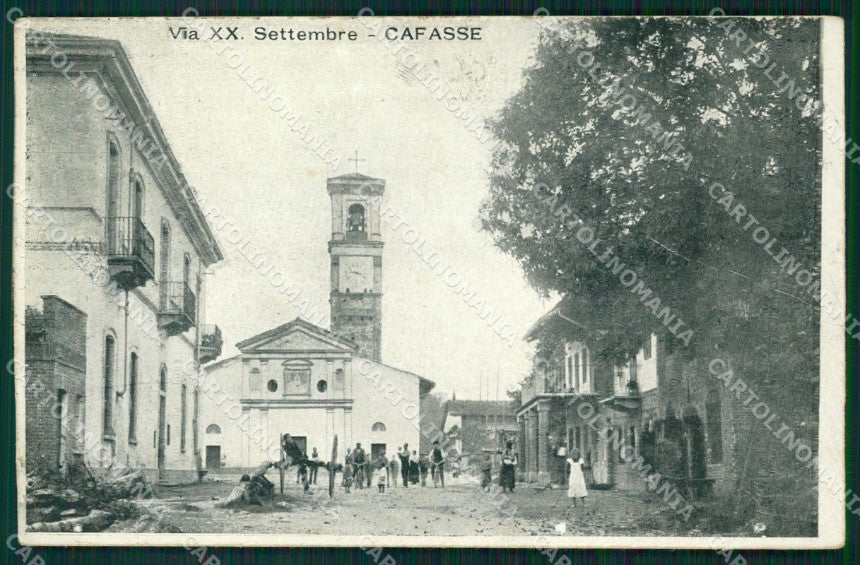 Torino Cafasse Via XX Settembre cartolina MT4569 – fronte