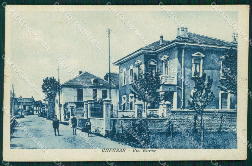 Torino Cafasse Via Roma cartolina MT4575 – fronte